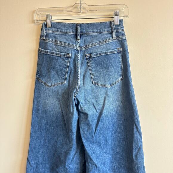 FRAME Le Palazzo Wide-Leg Jeans Denim Flare Baggy Size 25 - Picture 6 of 11